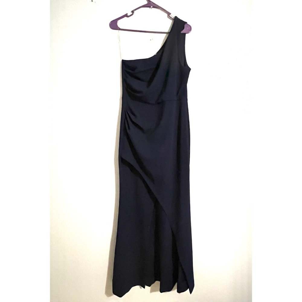 Windsor One shoulder crepe Maxi Dress